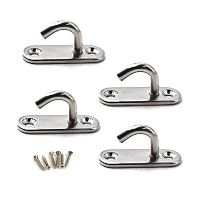 Imagen de M8 Gancho de Pared Acero Inoxidable 304 para Colgar (4 Piezas)