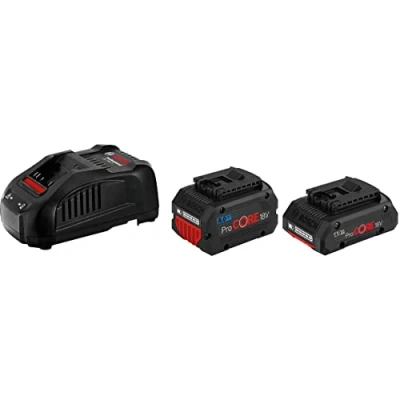 Imagen de Bosch Professional 1600A01BA8 Batería 4.0 ProCORE18V 8.0 Ah + cargador GAL 1880 CV, Azul , 18 V