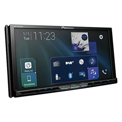 Imagen de Pioneer AVH Z9200DAB Reproductor multimedia 2 DIN con pantalla tácil de 7&quot; y 24 bits Wi Fi, Apple CarPlay Android Auto,inalámbrico, Waze, Bluetooth DAB+ Entrada dual USB, HDMI cámara