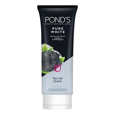 Imagen de Pond&#039;s Pure White Deep Cleansing Brightening Facial Foam with Activated Carbon + Vitamin B3 (50 Grams) by
