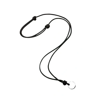 Imagen de Elli Knotted Circle Collar, Mujer, Talla: 45, Schwarz