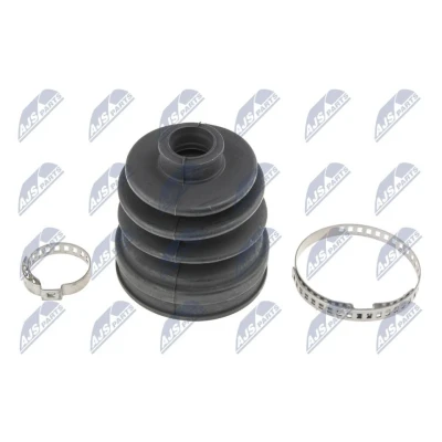 Imagen de NTY NOP 064 Fuelle Palier Eje delantero con abrazaderas RENAULT: CLIO 4, 3, TWINGO 2, MAZDA: FAMILIA 6, 323 F FORD: FIESTA 6