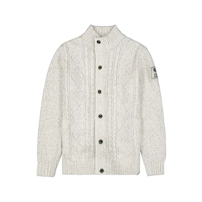 Imagen de Garcia Cardigan Knit Sweater, Cream Melee, S Men&#039;s