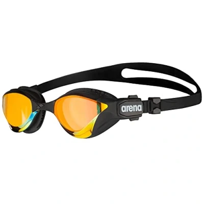 Imagen de arena Cobra Tri Swipe Mirror Gafas de Triatlón Unisex para Adultos, Natación con Lentes Espejo, Antivaho, Protección UV, 3 Puentes Nasales Intercambiables