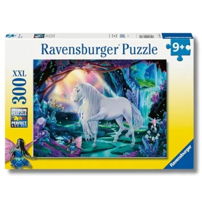 Imagen de Ravensburger puzzle Unicornio, Unicornio magico, para niñas, infantil, 300 piezas XXL, niños +9 años, Tamaño 49x36cm