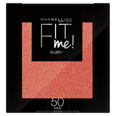 Imagen de Maybelline New York Fit Me Blush Colorete en Polvo Mate, para Todo Tipo de Pieles, Tono 50 Wine