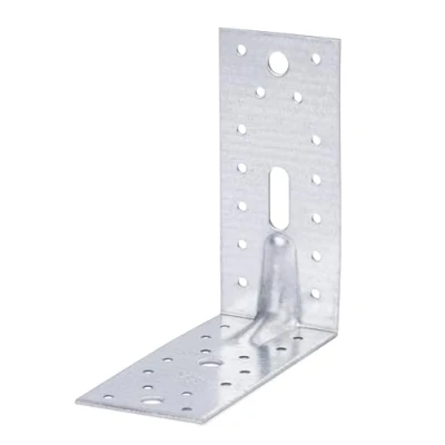 Imagen de Alberts 335724 Escuadra reforzada con nervio, Galvanizado Sendzimir, 150 x 65 mm