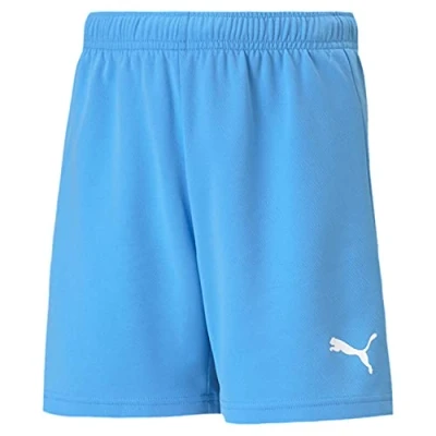 Imagen de Puma teamRISE Short Jr, Pantalón Corto Unisex Bebé, Multicolor (Golden Poppy/Black), 176
