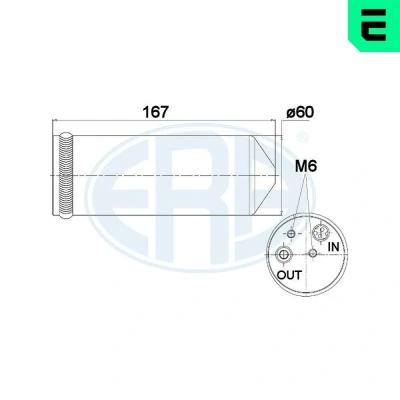 Imagen de ERA 668017 Filtro Deshidratante RENAULT: Megane Scenic, Scénic 1