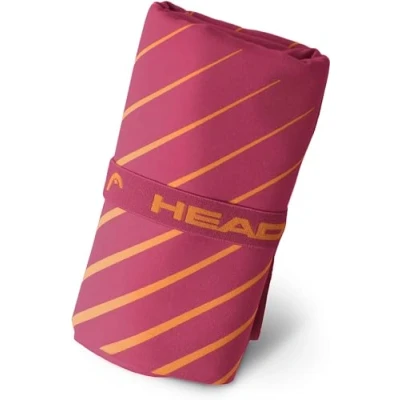 Imagen de HEAD Active Stripes Toalla Microfibra con Elástico, Baño Ideal como Gimnasio y Playa Grande Ducha 180x90 Secado Rápido, Toallas Grandes Ahora Espacio Lavabo