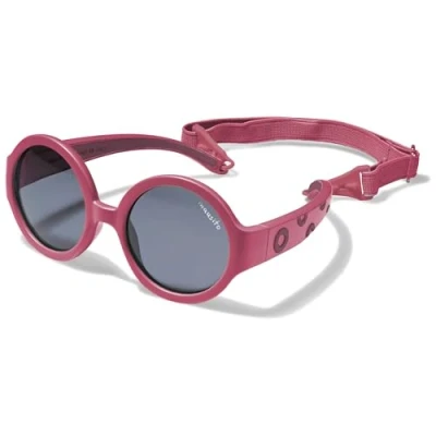 Imagen de Mausito Gafas de sol para niños 6 a 24 meses, y niñas, con banda protección 100% UV, sin BPA, diseño europeo, Magenta Burdeos