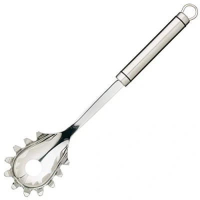 Imagen de KitchenCraft Servidor de Espagueti Acero Inoxidable con Mango Ovalado, Plata