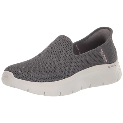 Imagen de Skechers Deportivas Go Walk Flex Relish sin cordones para mujer, Carbón vegetal, 39 EU