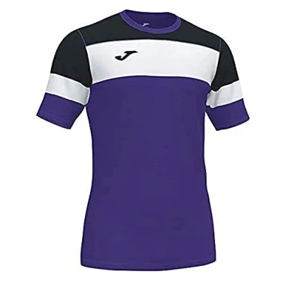 Imagen de Joma Crew IV Camisetas Equip. m/c, Hombre, Morado Negro Blanco