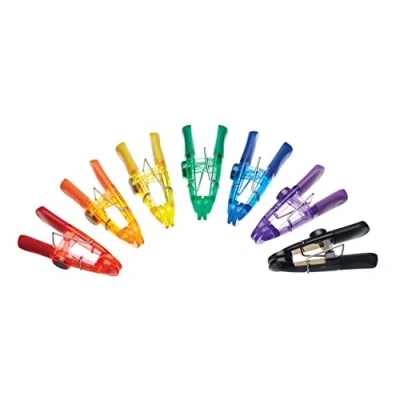 Imagen de KitchenCraft Juego de 7 Pinzas Magnéticas Multiusos Plástico Multicolor, 9 x 2,5 cm