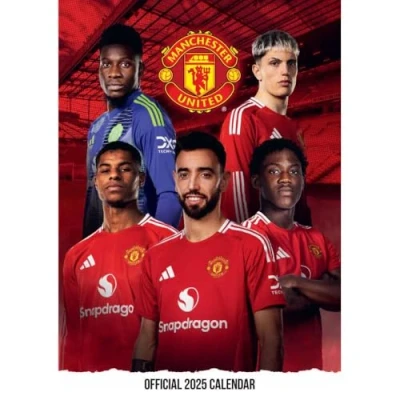 Imagen de Manchester United FC 2025 A3 Posterkalender: Original Danilo Kalender [Mehrsprachig] [Kalender]