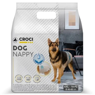 Imagen de CROCI Perro pañales, 2 x Large, 10 Unidades