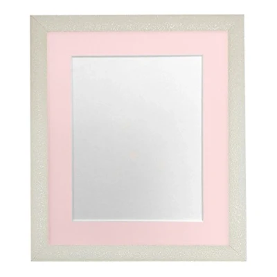 Imagen de FRAMES BY POST Glitz (Marco de Fotos 14 x 11 cm), Color Crema, Rosa (Montura), Inch Image Size A4