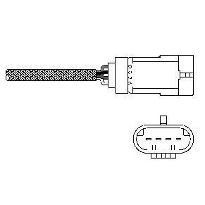 Imagen de DELPHI ES10793 12B1 Sonda lambda plana, térmico RENAULT: LAGUNA 2, MEGANE CLIO 2