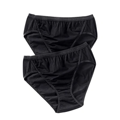 Imagen de Ulla Popken Jazz Pant 2er Pack Culotte, Negro (Schwarz 10), 48 50 para Mujer