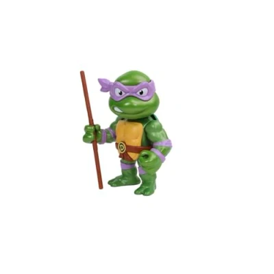 Imagen de Jada Figura Donatello de Tortugas Ninja, Articulada, 10 cm, Realizada en Metal Fundido a Presión, 100% Licencia Oficial, Coleccionismo, para Niños Partir 8 Años y Adultos