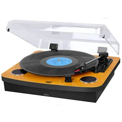 Imagen de TREVI TT 1022 BT Mesa GIRATORIA ESTÉREO Retro Bluetooth ESTÉREO, Madera