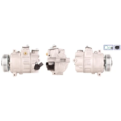 Imagen de ELSTOCK 51 0123 Compresor de Aire Acondicionado PAG 46 R 134 a con juntas VOLKSWAGEN: Golf 5, Touran I, Passat B6 Berlina, SEAT: Leon II Hatchback