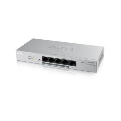 Imagen de Zyxel Gs1200 5hp Gestionado Gigabit Ethernet (10/100/1000) Energía Sobre (poe) Gris