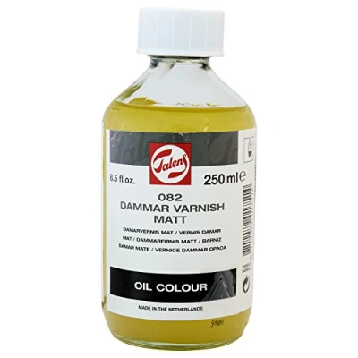 Imagen de Talens Barniz Damar Mate 082 250 ml (24300082), Rojo, Extra Grande