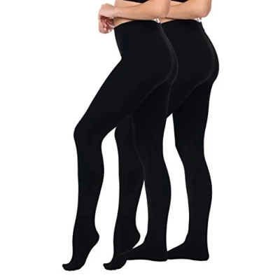 Imagen de 2 pack Medias térmicas para mujeres mullido franela caliente