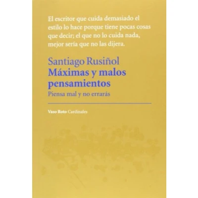 Imagen de Máximas y Malos Pensamientos: Piensa mal no errarás: 3 (CARDINALES)