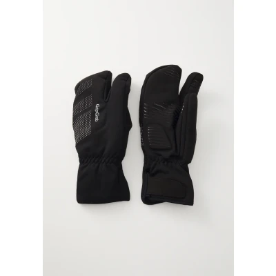 Imagen de GripGrab Guantes de Ciclismo Ride Lobster Térmicos Invierno Cortavientos Acolchado Gel Frio Extremo 3 Dedos