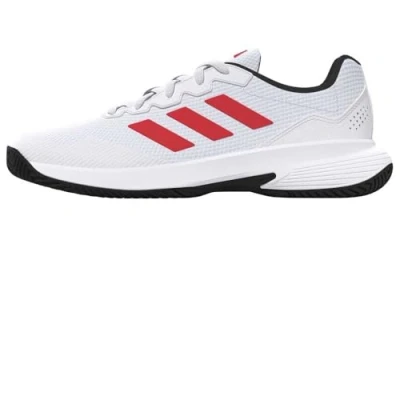 Imagen de adidas Performance Gamecourt 2 Zapatillas de tenis para tierra batida, Hombre, Talla: 41 1/3, Footwear white/lucid red/core black