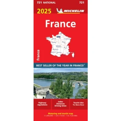 Imagen de France 2025 Michelin National Map 721