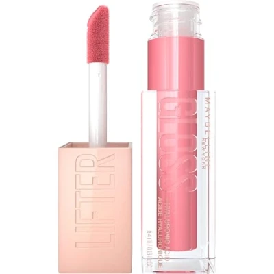 Imagen de Maybelline New York, Brillo de Labios Lifter Gloss, Hidratación Intensa y Rellenos Sin Retoques, Fórmula con Ácido Hialurónico, en Tono 21 Gummy Bear