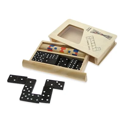 Imagen de Teorema Domino y Mikado Juego de Mesa, Multicolor, VD40119