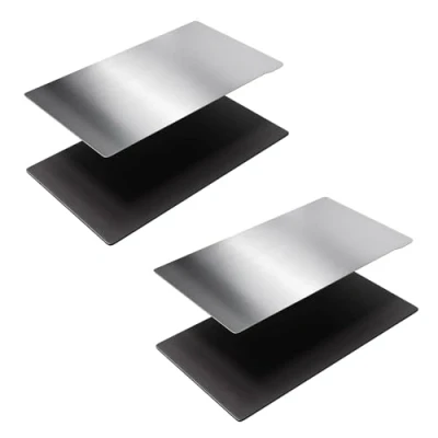 Imagen de ALadrs Placa construcción flexible para impresora 3D resina, plataforma base magnética acero con resorte Elegoo Saturn S,para Anycubic Photon Mono X,Mono X 6K,Mono 6KS,M3 Plus 202x128mm 2PCS