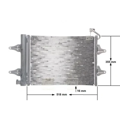 Imagen de MAHLE ORIGINAL AC 359 000S Condensador con secador 13 12,9 475 SEAT: Ibiza 3, 4, 4 Sportcoupe, VOLKSWAGEN: Polo IV Hatchback norauto,