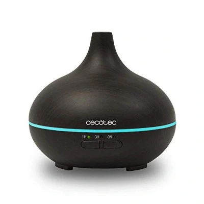 Imagen de Humidificador Cecotec Pure Aroma 150 Yin, Función aromas, 750ml, Programable, 7 luces LED, Silencioso, Negro