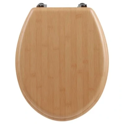 Imagen de 5five asiento de inodoro madera efecto bambú