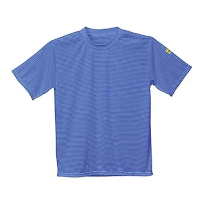 Imagen de Portwest Camiseta Esd, Antiestática , Tamaño: L, Color: Azul Hamilton, AS20HBRL