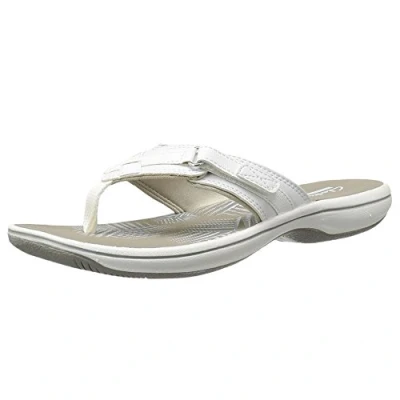 Imagen de Clarks Breeze Sea Mujer, blanco (Blanco sintético), 43 EU