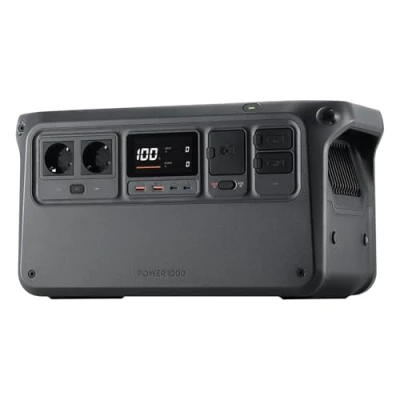 Imagen de Estación de energía portátil DJI Power 1000, batería LFP (LiFePO4) 1024 Wh, carga rápida en 70 minutos, salida estable 2200 W, generador para el hogar, acampadas y caravanas
