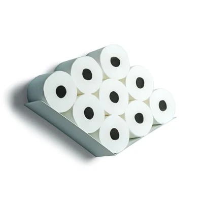Imagen de Almacenaje Papel higienico. Guarda Rollos higienico, Portarollos de Mueble baño, Estanteria Accesorios Organizador baño. (1, Negro)