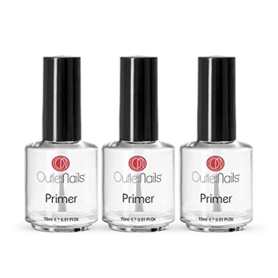 Imagen de 3 x Primer 15ml para uñas de gel/Primer sin ácidos/Primer acrílicas/Primer esculpidas