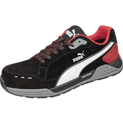 Imagen de PUMA AIRTWIST Black Red Low Zapatos de Seguridad Negro Rojo Tamaño 41