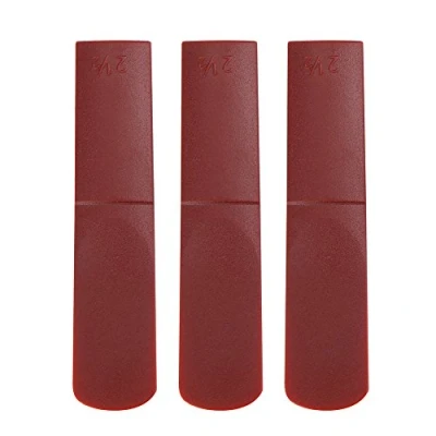 Imagen de Alomejor Cañas de saxofón Alto 3 Piezas 2.5 Resinas caña para Resina Alto(Rojo)
