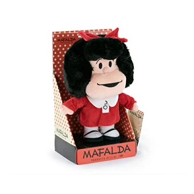 Imagen de BARRADO Mafalda Peluche 27 Cm Calidad Super Soft (Display, Rojo)