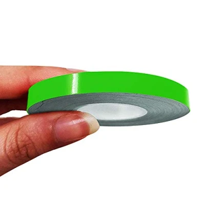 Imagen de 4R Quattroerre.it 10486 Franjas Trim Tiras Adhesivas para Coche, Verde Kawa, 7 mm x 10 MT