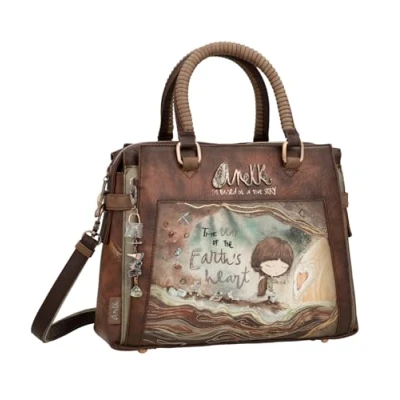 Imagen de Anekke Bolso Bowling Core Multi Compartimento Gran Capacidad Bandolera Medidas: 33/26/12 Cm Accesorios Y Complementos Mujer